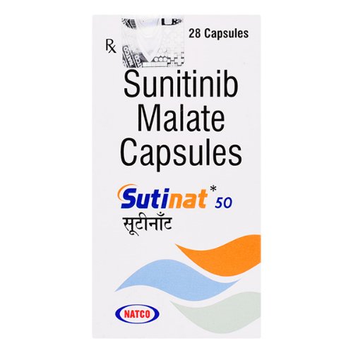 Sunitinib Malate 50mg Capsules