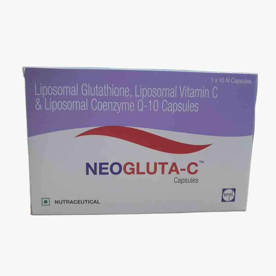 Neogluta-C - Liposomal Glutathione, Liposomal Vitamin C & Liposomal Coenzyme Capsules