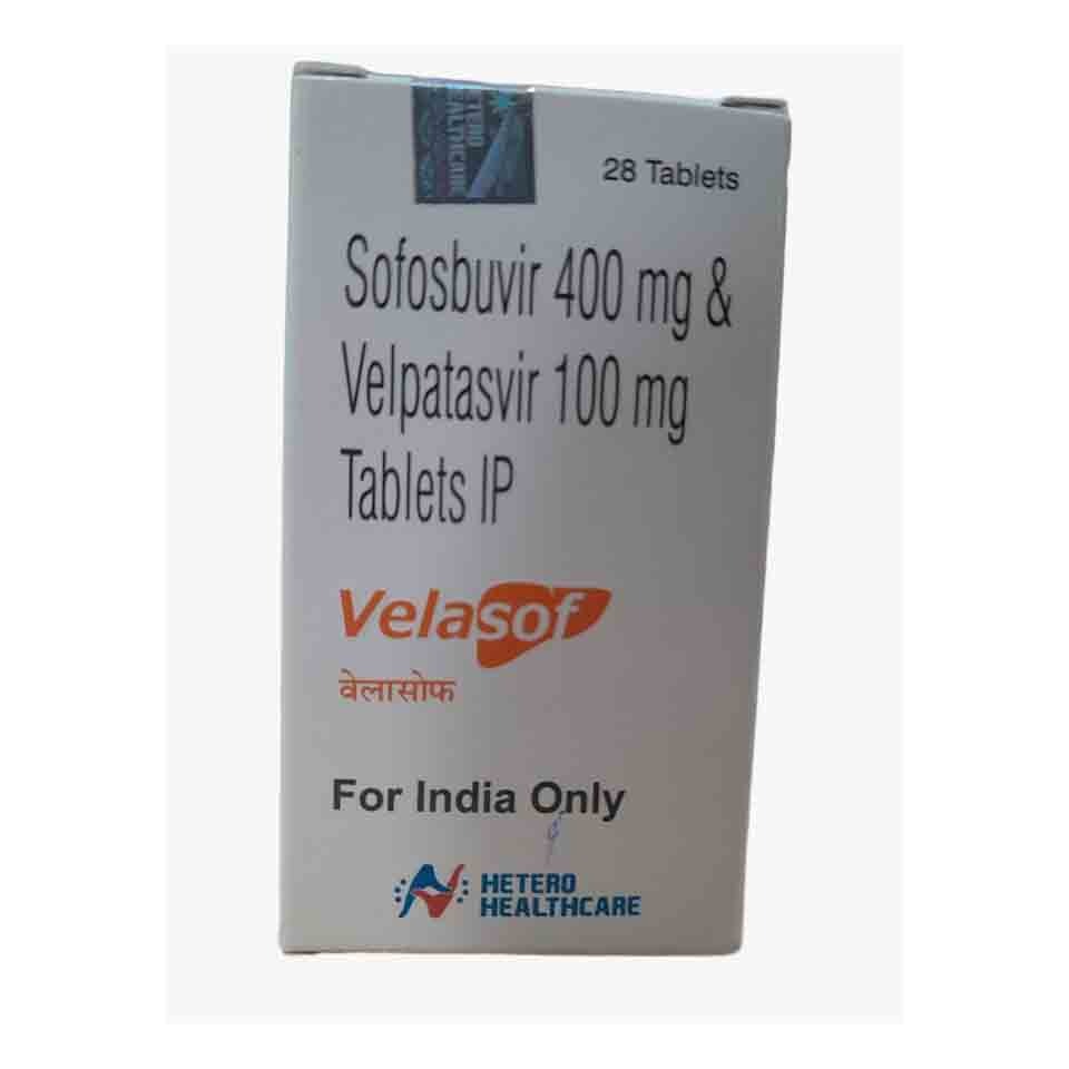 Sofosbuvir 400mg & Velpatasvir 100mg Tablets