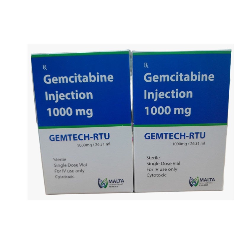 Gemtech-Rtu 1000mg - Gemcitabine Injection Manufacturers in Delhi