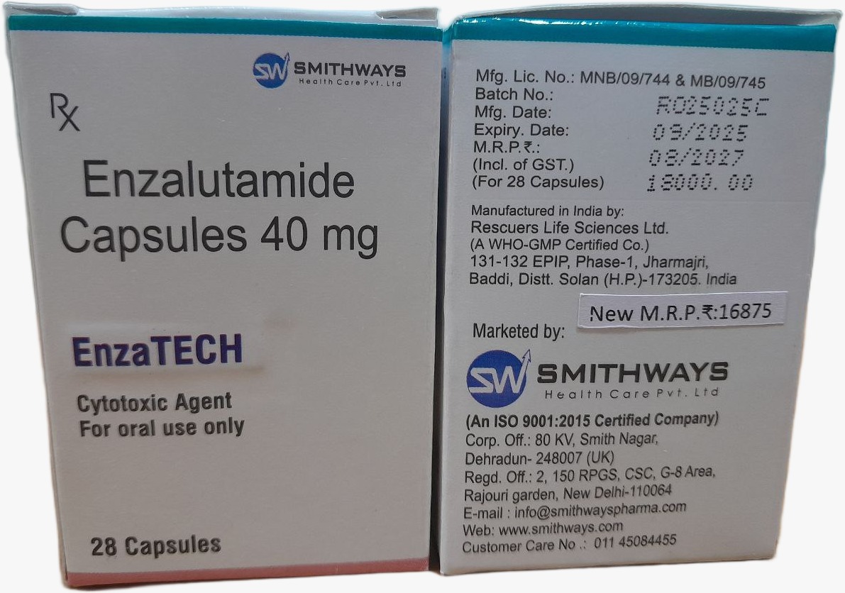 Enzalutamide 40mg Capsules