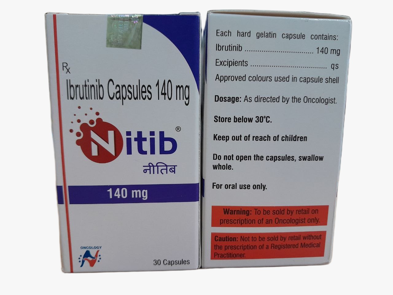 Ibrutinib 140mg Capsules