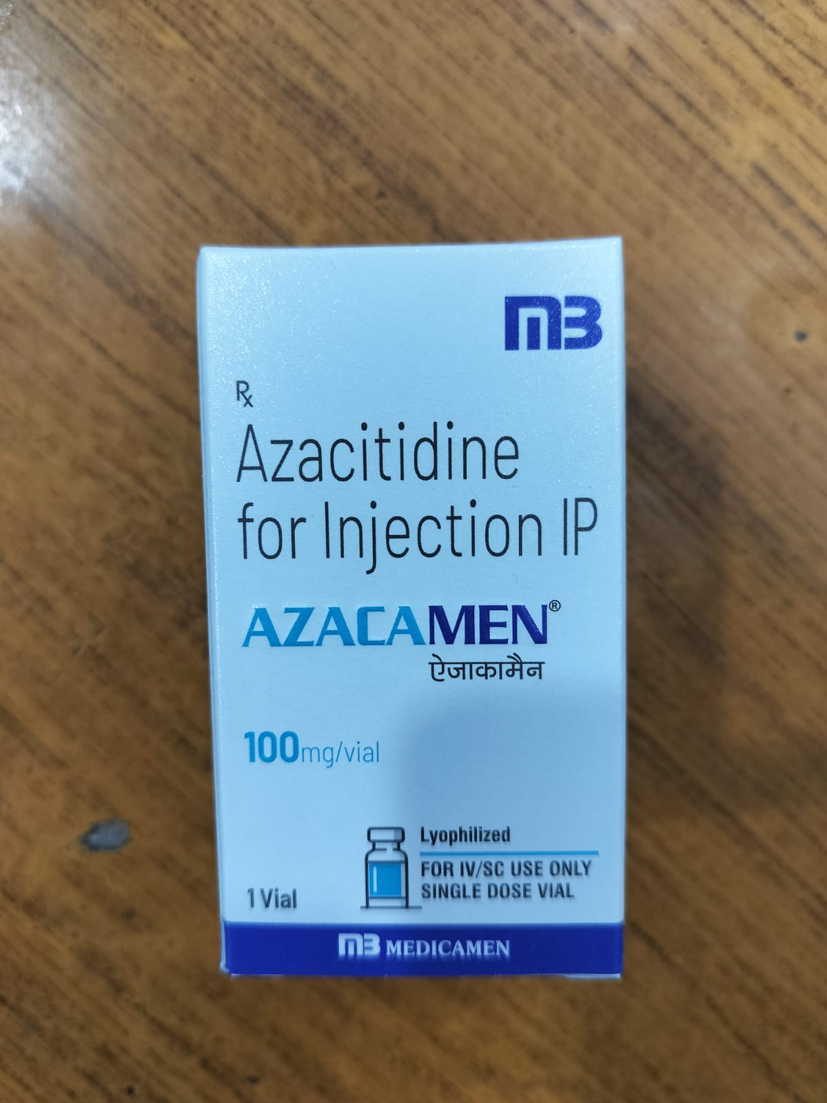 Azacamen 100mg - Azacitidine Injection