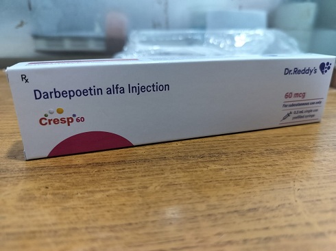 Cresp 60mg - Darbepoetin Alfa Injection