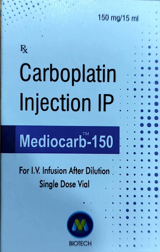 Mediocarb 150mg - Carboplatin Injuction