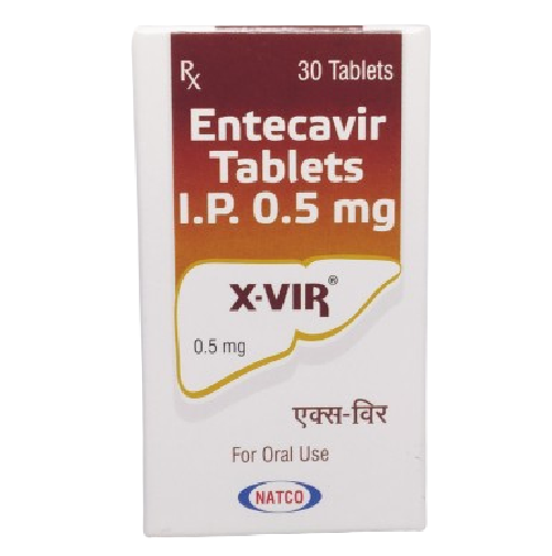X-Vir 0.5mg - Entecavir Tablets