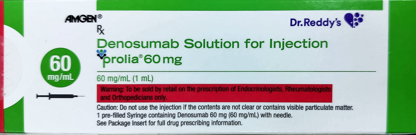 Prolia 60mg - Denosumab Injection
