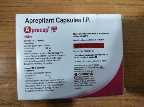 Aprecap 125/80mg - Aprepitant Capsules