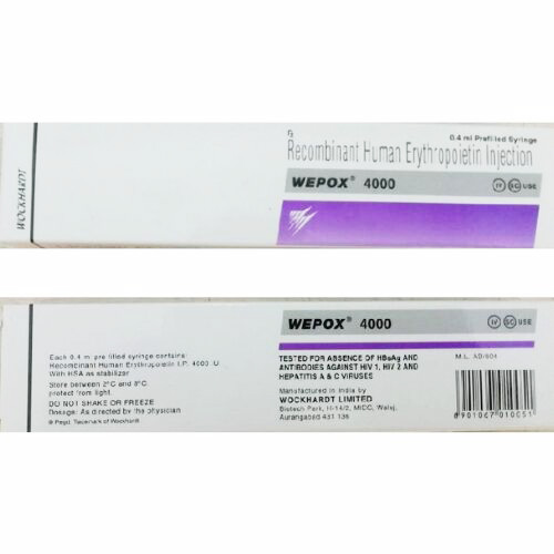 Wepox 4000iu - Erythropoietin Injection
