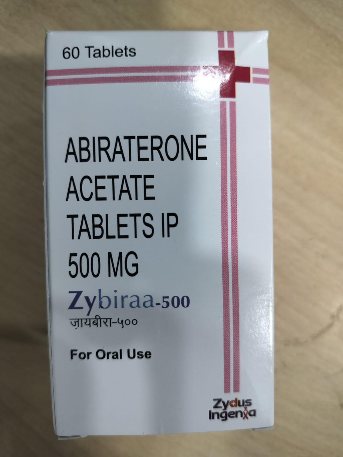 Zybiraa (250mg / 500mg) - Abiraterone Acetate Tablets