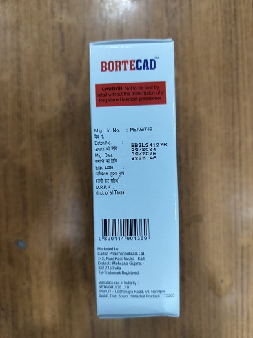 Bortecad 2mg - Bortezomib Injection