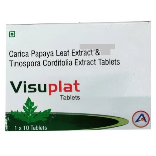 Visuplat - Carica Papaya Leaf Extract & Tinospora Cordifolia Extract Tablets