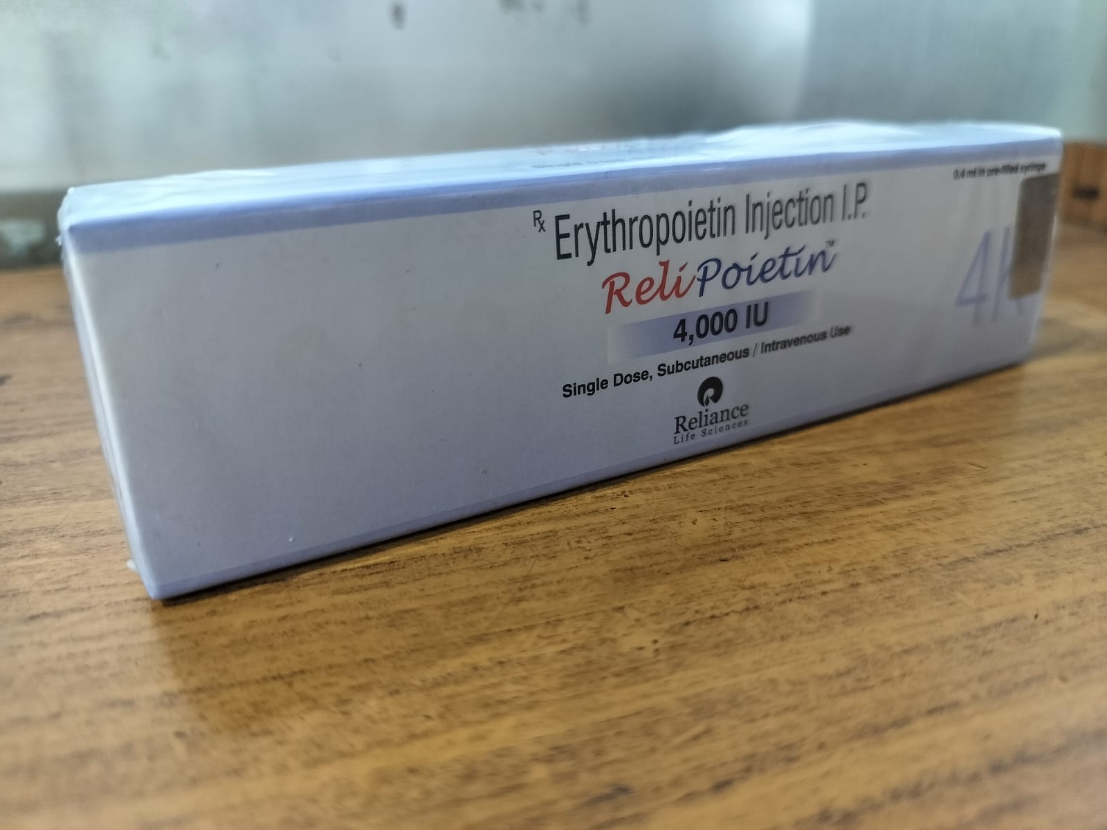 Relipoietin 4000iu - Erythropoietin Injection