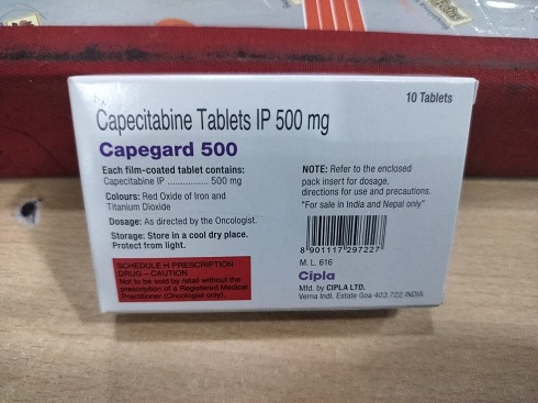 Capegard 500mg - Capecitabine Tablets