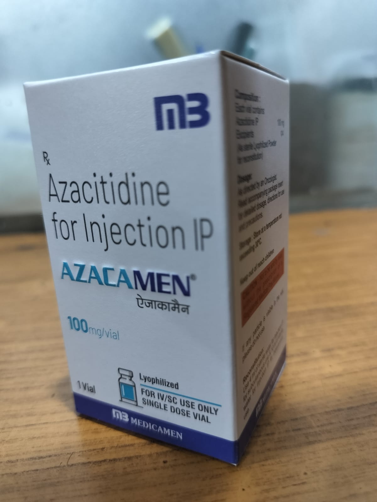 Azacamen 100mg - Azacitidine Injection
