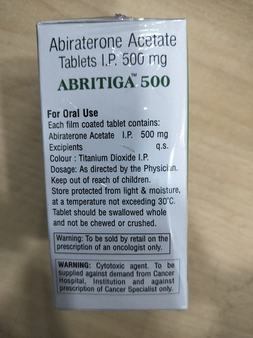 Abritiga 500mg - Abiraterone Acetate Tablets