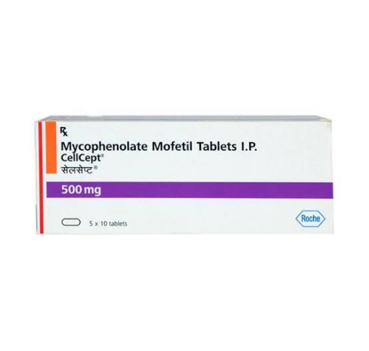 CellCept 500mg - Mycophenolate Mofetil Tablets