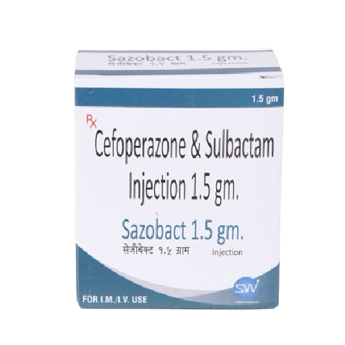 Sazobact  1.5mg - Cefoperazone & Sulbactam Injection