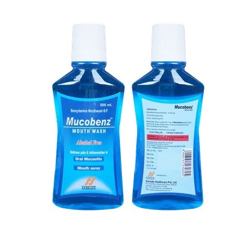 Mucobenz 500ml - Benzydamine Mouthwash