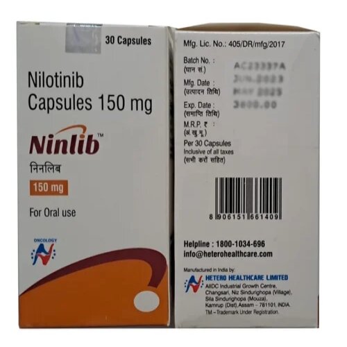 Ninlib 150mg - Nilotinib Capsules