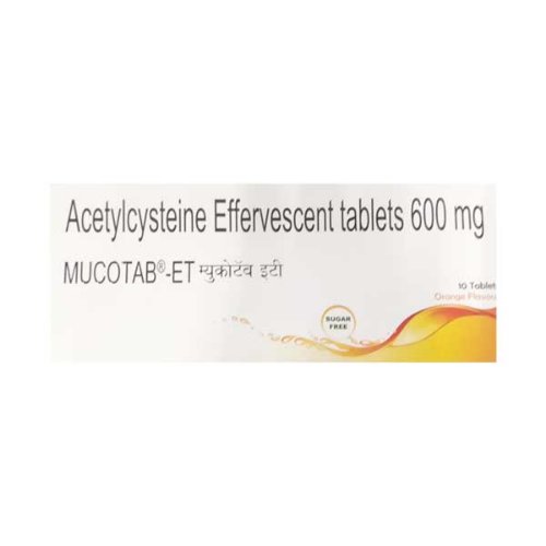 Mucotab-ET 600mg - Acetylcysteine Effervescent Tablets