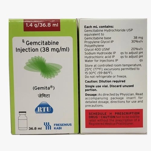 Gemita 1g - Gemcitabine Injection