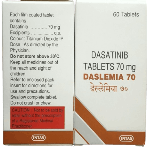 Daslemia 70mg - Dasatnib Tablets