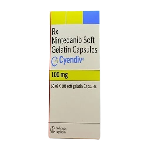 Cyendiv 100mg - Nintedanib Soft Gelatin Capsules